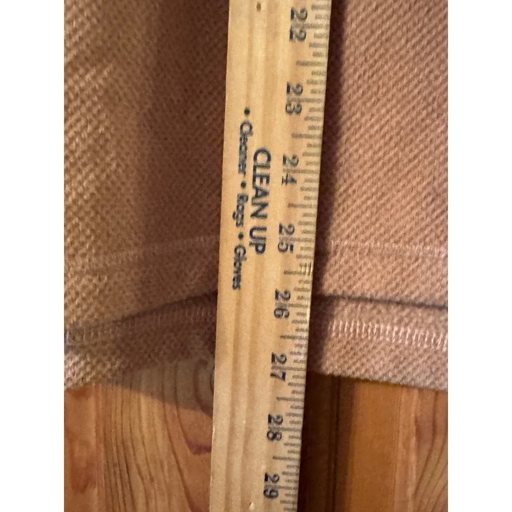The North Face Mens Quarter Zip Fleece Pullover Tan Waffle Knit Size M‎